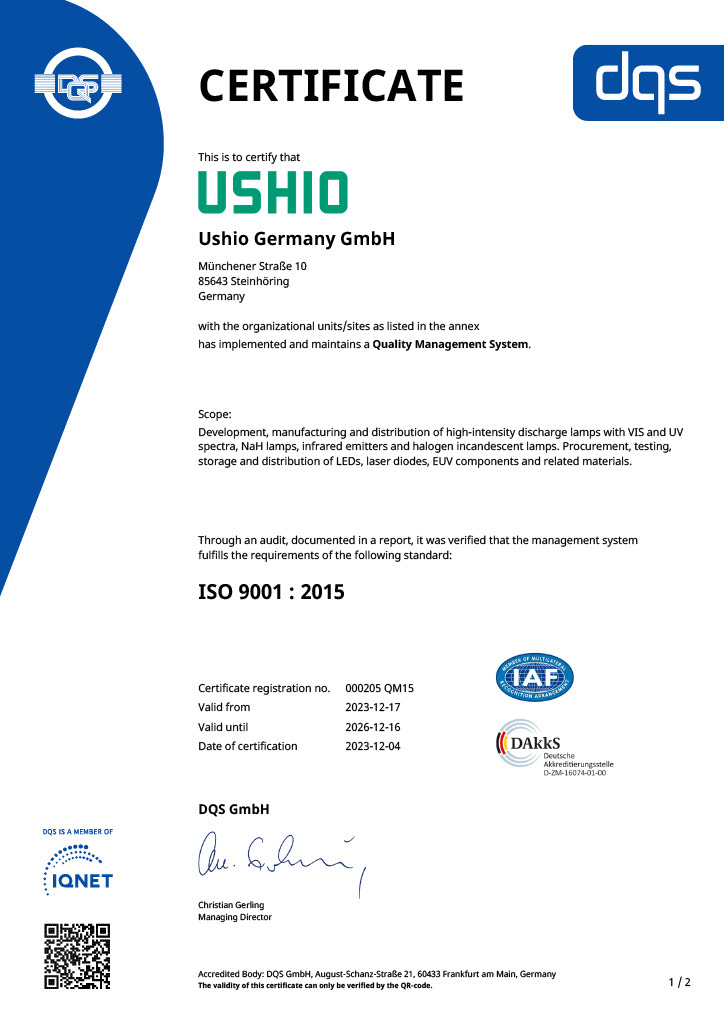 ISO Zertifizierung|