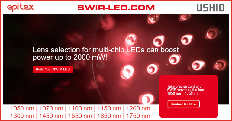 Ushio profitiert vom boomenden Epitex-LED-Geschäft mit der Einführung von SWIR-LED.com